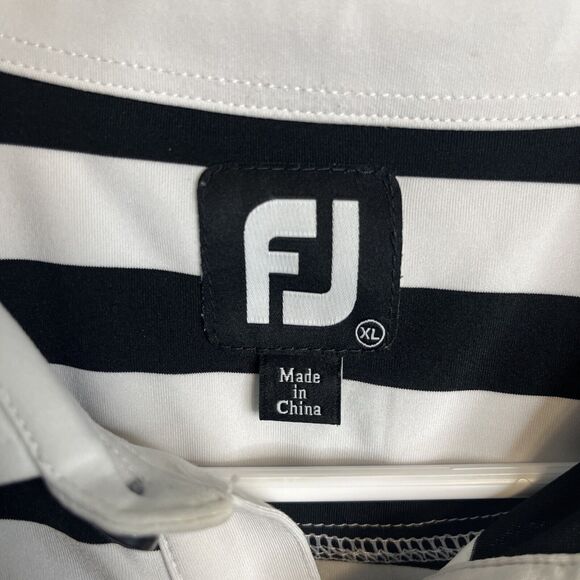 FootJoy Polo Shirt Adult XL Striped Golf Stretch Performance Casual Lot Of 2‎ - Picture 13 of 16